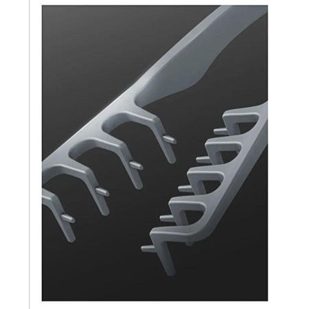 Pieptan de Volum, Flippy, din ABS, pentru Femei/Barbati, 19 x 9 cm, Gri [3]