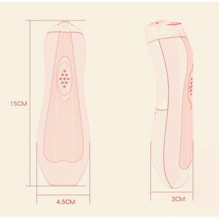 Lichidare Pila Electrica Unghii pentru Bebelusi, Flippy, 6 Piese, 15 x 4.5 x 3 cm, Silentios, 0-3 Ani, 4 Trepte de Viteza, Albastru [7]