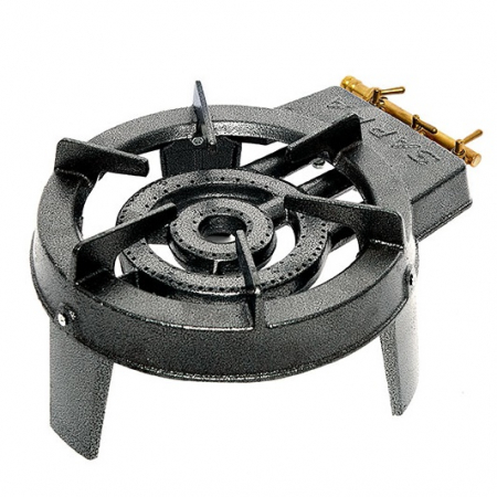 Pirostrie Sarra cu 2 arzatoare si cadru din fonta + Kit reglabil flex 2M+2 Coliere [1]