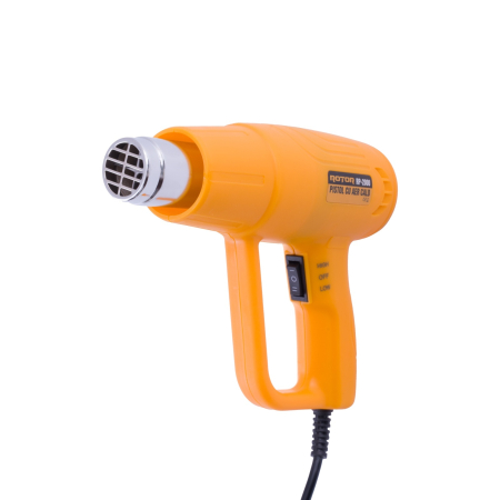 Suflante și pistoale cu aer cald - Pistol cu aer cald ROTOR RP-2000, 1600W, 300-520°C, motor cu perii