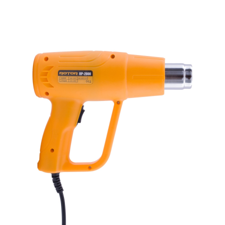 Pistol cu aer cald ROTOR RP-2000, 1600W, 300-520°C, motor cu perii [1]