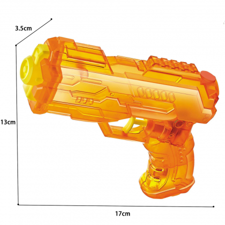 Jucarii, Copii & Bebe - Pistol cu Apa, Flippy, Manual, din PP, 23 x 16 x 4 cm, 250 ml, Portocaliu
