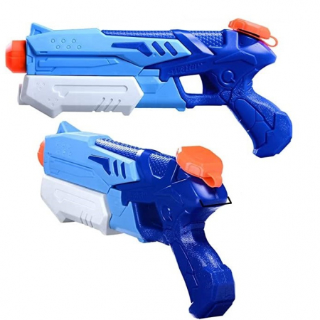 Pistol cu Apa pentru Copii, Rezervor, Pentru Piscina/Plaja, Flippy, 6ani+, Albastru, 300ML [3]