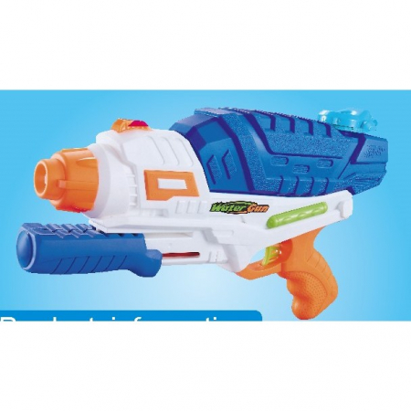 Pistol cu Apa pentru Copii, Rezervor, Pentru Piscina/Plaja, Flippy, 6ani+, Albastru/Multicolor, 1000ML, model 2 [1]