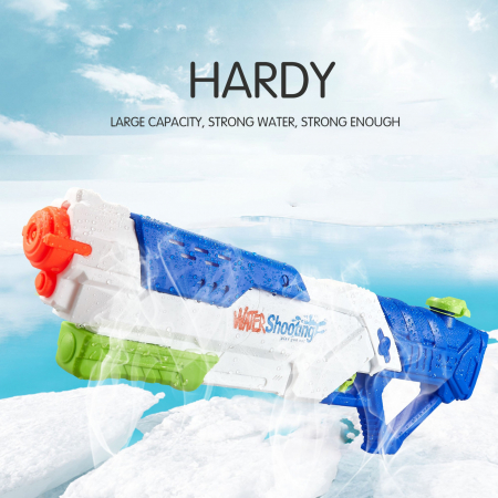 Pistol cu Apa pentru Copii, Rezervor, Pentru Piscina/Plaja, Flippy, 6ani+, Multicolor, 1200ML [4]