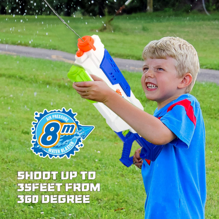 Pistol cu Apa pentru Copii, Rezervor, Pentru Piscina/Plaja, Flippy, 6ani+, Multicolor, 1200ML [3]