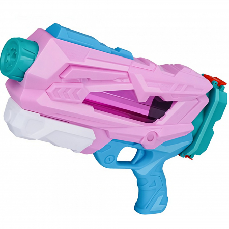 Jucarii, Copii & Bebe - Pistol cu Apa pentru Copii, Rezervor, Pentru Piscina/Plaja, Flippy, 6ani+, Quick Fill, Roz, 600ML