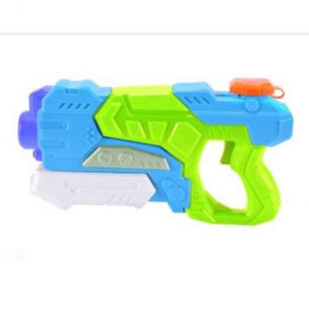 Jucarii, Copii & Bebe - Pistol cu Apa pentru Copii, Rezervor, Pentru Piscina/Plaja, Flippy, 6ani+, Verde/Albastru, 550ML
