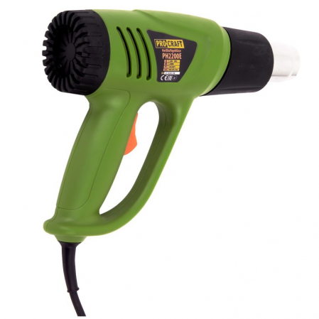 Pistol electric aer cald Procraft PH2200E, 2200 W, 2 trepte, 600ᵒC [2]