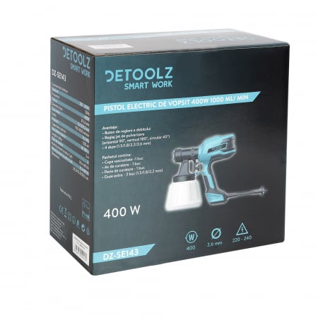 Pistol electric de vopsit 350W 1000 ml/min [6]