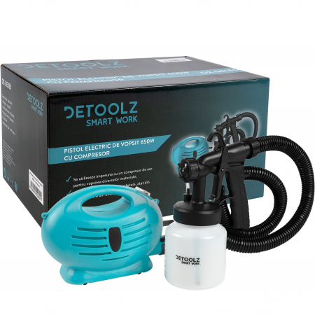 Pistol electric de vopsit 650 W cu compresor [0]
