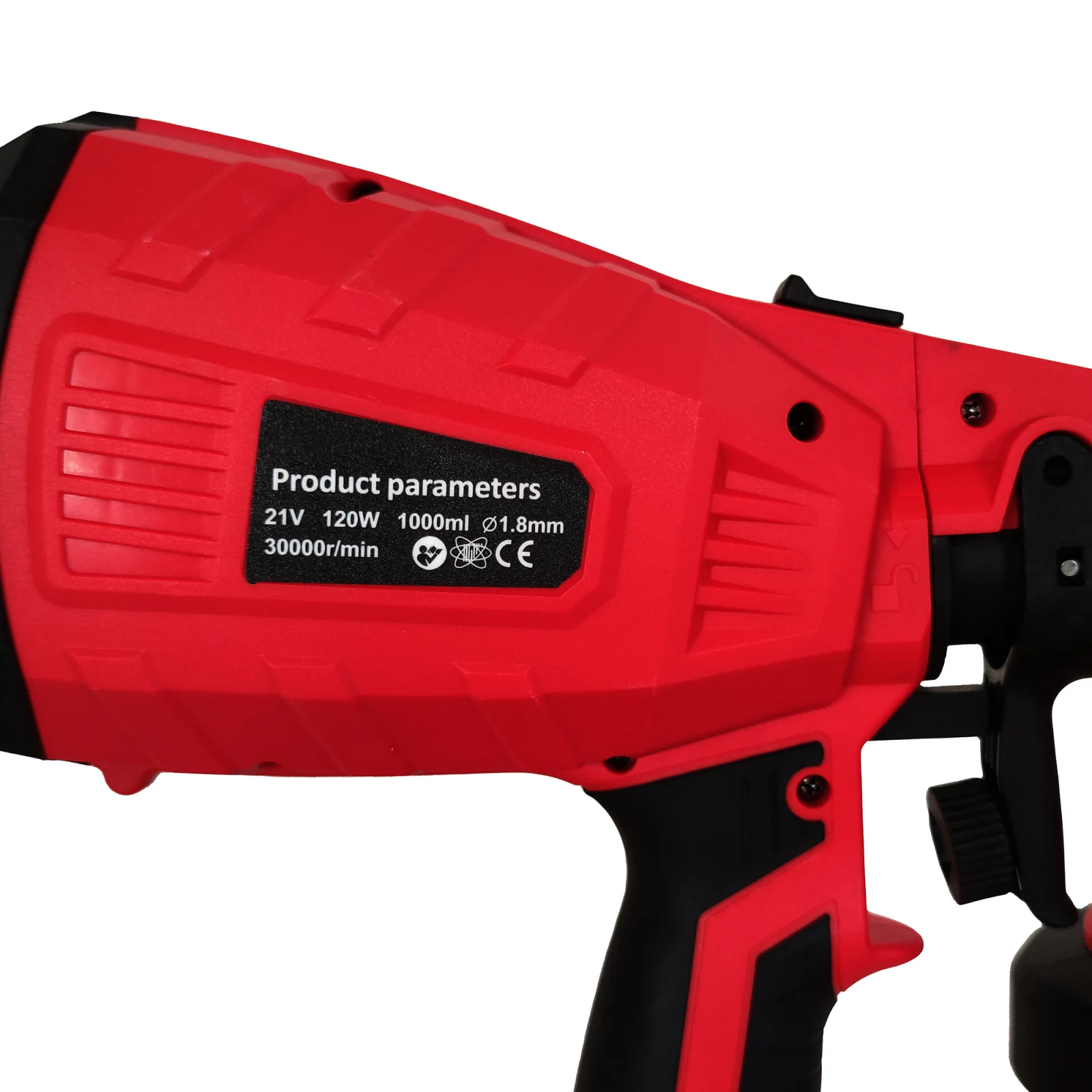 Pistol electric de vopsit DDT cu 2 acumulatori,1000 ml, 210 V [6]