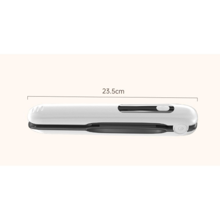 Placa de Par fara Fir, Flippy, Adaptor Tip C, 4 Trepte de Temperatura, Tensiune 5V, Capacitate Baterie 5000 mAh, Indreptat, Ondulat, 23.5x3.3x4.5 cm, Alb [3]