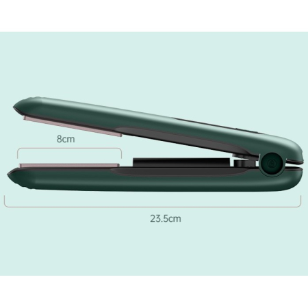 Placa de Par fara Fir, Flippy, Adaptor Tip C, 4 Trepte de Temperatura, Tensiune 5V, Capacitate Baterie 5000 mAh, Indreptat, Ondulat, 23.5x3.3x4.5 cm, Verde [6]