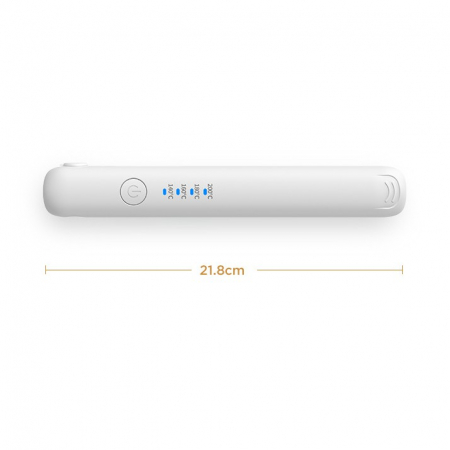 Placa de Par fara Fir, Flippy, Adaptor Tip C, Tensiune 5V, Capacitate Baterie 3000 mAh, Indreptat, Ondulat, 4 Trepte de Temperatura, 21.8 x 3.1 x 3.4.1 cm, Alb [5]