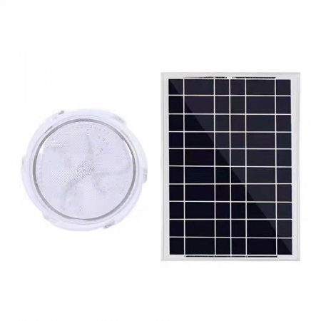 Iluminat & electrice - Plafoniera solara Flippy, 30W, diametru 145MM, cu telecomanda, lungime prelungitor 4.6 m, alb rece