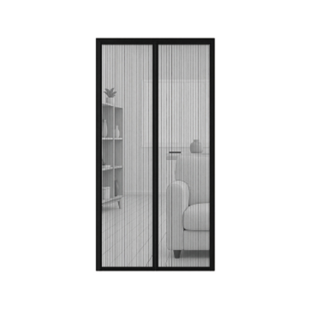Casa si camping  - Plasa magnetica Micul Fermier, anti-insecte, pentru usa, dimensiune 100*210 cm, maro