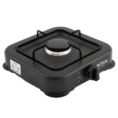 Plita cu un arzator pe gaz BoHM BG-2811-B Negru [1]