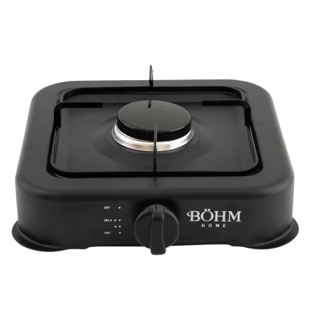 Plite & aragaze - Plita cu un arzator pe gaz BoHM BG-2811-B Negru
