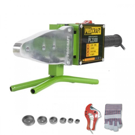 Echipamente instalator - Plita Sudura PPR Procraft PL2300, 1.5 kW, max. 300 grade Celsius