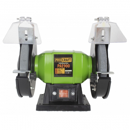 Polizor de banc PROCRAFT PAE1250 + 2 Discuri de granulatie diferita, 1250 W, [0]
