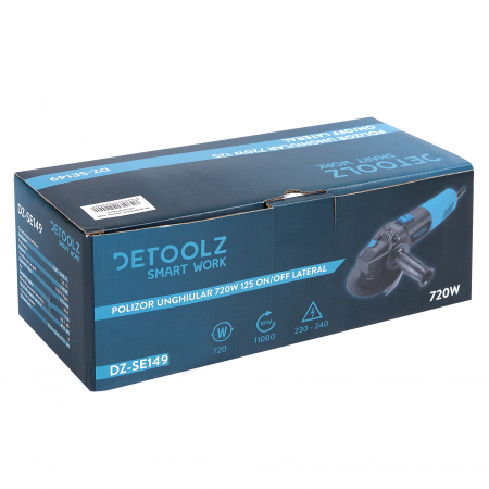 Lichidare  Polizor unghiular Detoolz 720W 125 on/off lateral [5]