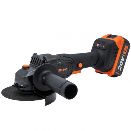Bricolaj - Polizor unghiular pe acumulator Stromo AGA216 4 Ah, 20 V , 7450 rot/min , Brushless