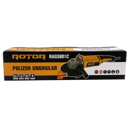 Polizor unghiular ROTOR RAG5801C 2050 W, 230 mm, Cu perii [4]