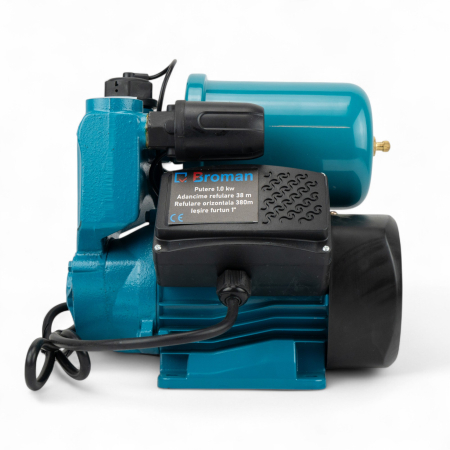 Pompe de suprafata - Pompă suprafață autoamorsantă, OKM-600, BROMAN, 1000 W, refulare orizontala 380 m, 1”