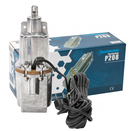 Pompe submersibile - Pompa de apa pe vibratie submersibila VMP60, 550 W, 4/60 m, 2.4 mc/h, GF-0721