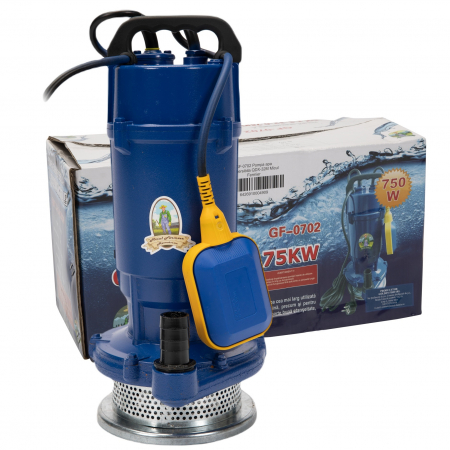 Pompe submersibile - Pompa de apa submersibila 750 W, 32 m, cu flotor, 1.5 mc/h, GF-0702