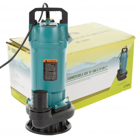 Pompa de apa submersibila din fonta QDX10-18M 0.75KW 2", 2850 rot/min, GF-2050 [0]