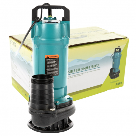 Pompa de apa submersibila din fonta, QDX30-6M 0.75KW 3", 500 l/min, GF-2052 [0]