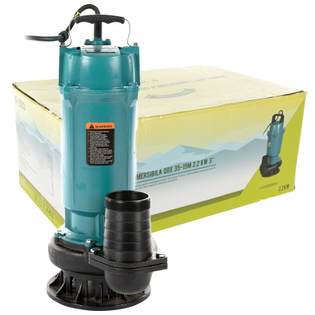 Pompa de apa submersibila din fonta QDX35-15M 2.2KW 3", 585 l/min, GF-2053 [0]