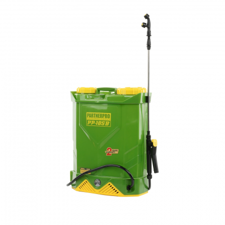 Pompe, motopompe, sisteme de irigat si stropit - Pompa de stropit cu acumulator 18L PartnerPro PP-18SB, 12V / 8Ah, 2.6 L/min