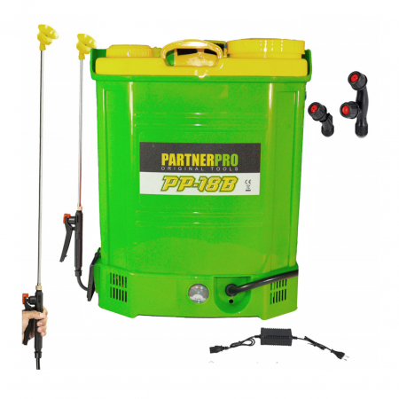 Pompe de stropit cu acumulator - Pompa de stropit cu acumulator 18L, PartnerPro PP18B