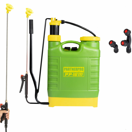 Pompe, motopompe, sisteme de irigat si stropit - Pompa de stropit manuala 16L PARTNERPRO PP-16m