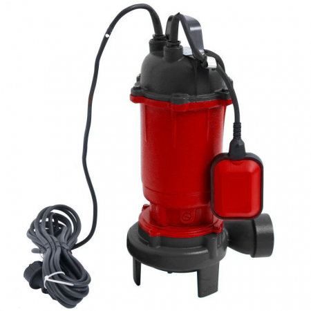 Pompe apa menajera cu si fara tocator - Pompa drenaj Aquatic Elefant WQCD10-10-0.75F, 1 CP, 180 L/min, 10 metri + Tocator