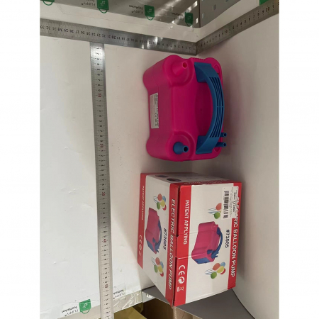 * LICHIDARE STOC * Pompa Electrica de Umflat Baloane, Flippy, cu Doua Iesiri, 220V, Putere 600W, Accesorii petrecere, Rosu - [1]