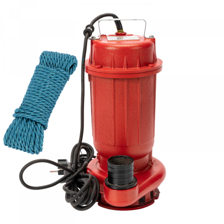 Pompe, motopompe, sisteme de irigat si stropit - Pompa pentru apa murdara Wertcraft WQD10, 1.1 kW, 15 m + Sufa