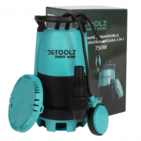 Pompa submersibila apa curata/murdara 3 in 1, 750 W, 17.5 mc/h, DZ-P102 [0]