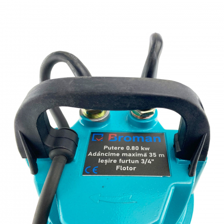 Pompa submersibila Broman QDX80-35-0.8, 800 W, refulare 35 m, 36 m³/h, racord 3/4" [1]