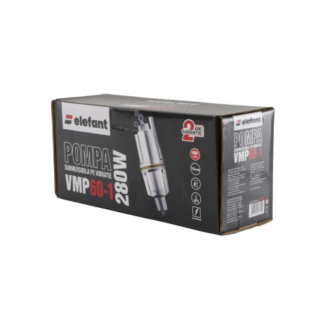 Pompa submersibila cu vibratii ELEFANT VMP60-1, 280W, 18 l/min, inaltime refulare 70 m [7]