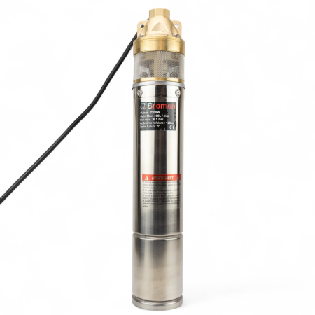 Pompe submersibile - Pompă apă submersibilă tun, SKM-100, BROMAN, 1500 W, 1", 120 m refulare, 50 l/min