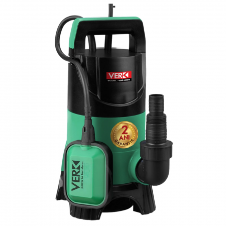 Pompa submersibila de apa murdara Verk VDP-400B, 400 W, 7500 L/h, AKT [0]