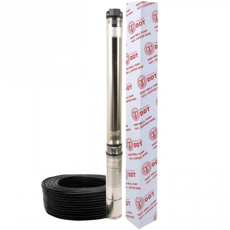 Pompe submersibile - Pompa submersibila de mare adancime, DDT 20 turbine 4SDM2-20, 2200 W, 160 m inaltime, 10 mc/h, 1.5"