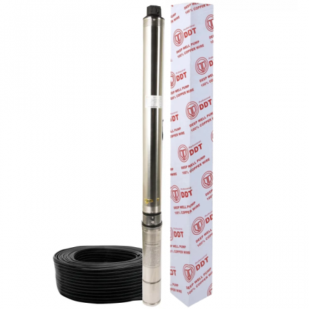 Pompe submersibile - Pompa submersibila de mare adancime, DDT 24 turbine 4SDM2-24, 2800 W, 200 m inaltime, 12 mc/h, 1.5"