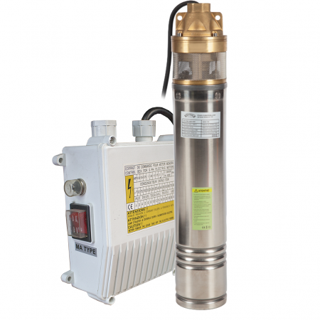 Pompa submersibila Micul Fermier, 2000 W, 100 m inaltime, 3 mc/h, 1" [0]