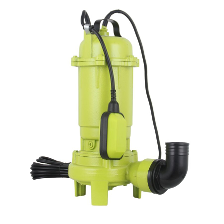 Pompe submersibile - Pompa submersibila pentru apa curata/murdara cu tocator si plutitor MESTERINO TOOLS MT-WQCD10-10-0.75F, 750W, debit maxim 10 m3/h, adancime maxima 5 m, cablu 10 m