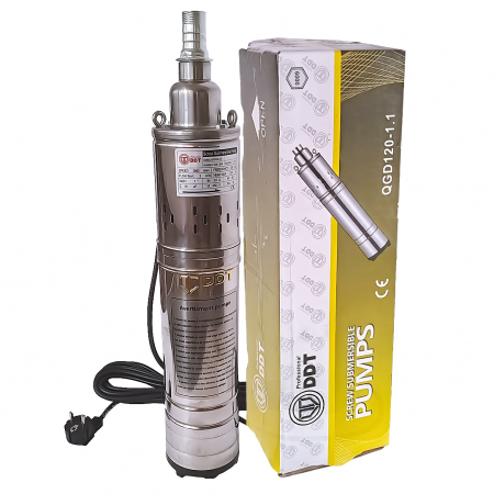Pompe submersibile - Pompa submersibila VAA QGD 120-1.1, 3000 l/h, cap inox